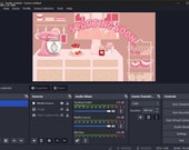 Strawberry Cake Simple Twitch Overlay