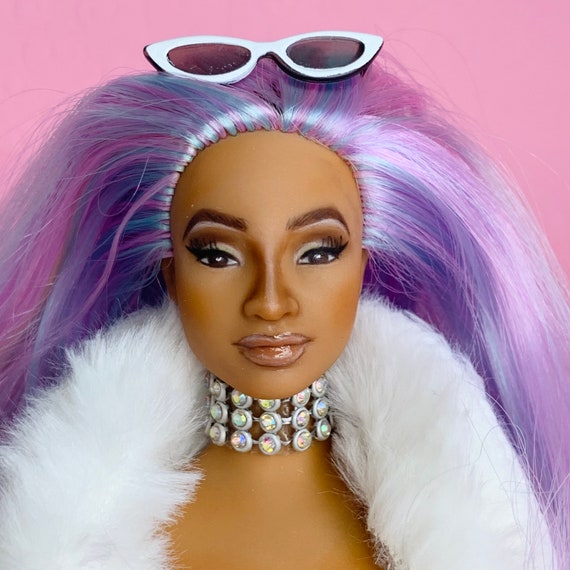 Cardi B WAP Bardigang OOAK Puppe Barbie Doll Repaint New Etsy