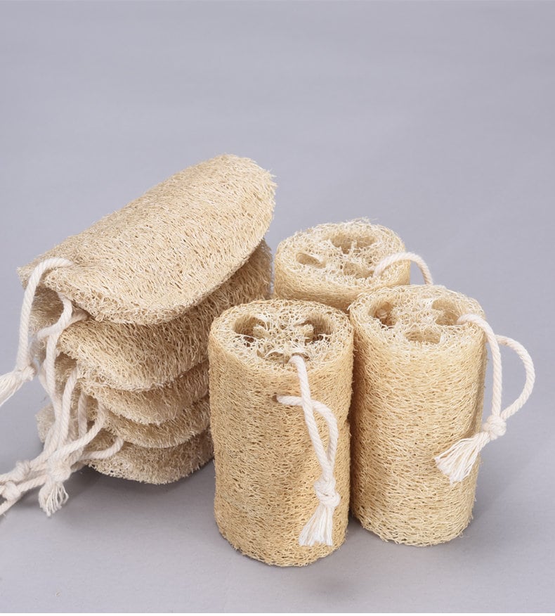 Fashion Natural Loofah Wash Washcloth Bath Dishwashing Cloth Etsy