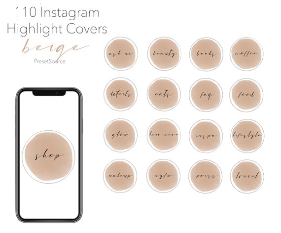 110 HIGHLIGHTS INSTAGRAM Highlight Covers for Instagram | Etsy