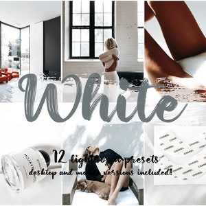 White - Elevate Your Photos with the Ideal Clean and Minimal Presets