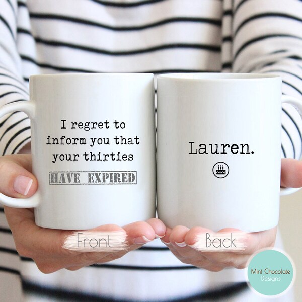 I Regret to Inform You That Your Thirties Have Expired Etsy