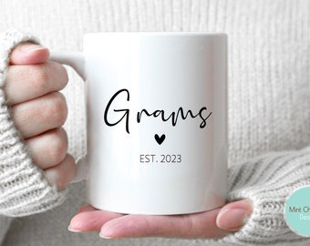 Grams - Pregnancy Announcement, New Grams, New Grams Gift, Future Gram Gift, New Baby Announcement, Gram Again Gift, Baby Again Announcement