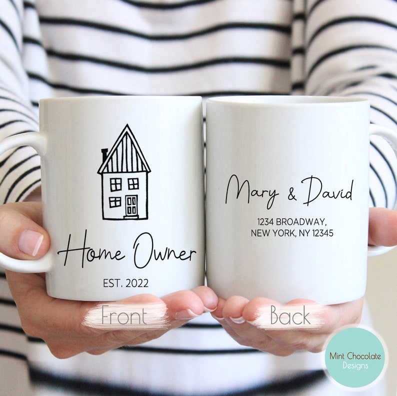 Home Owner 3 New Home Owner Gift, Closing Gift, Housewarming Gift, Personalized Home Gift, New Home Owner, New House, Moved Home image 1