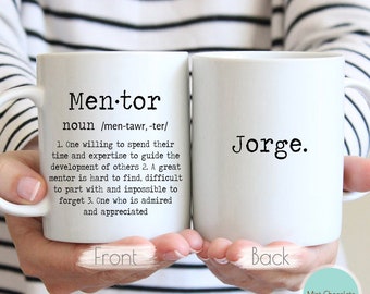 Mentor - Gift for Professor, Custom Gift For Mentor, Custom Name Mentor Gift, Custom Gift For Teacher, Mentor Gift, Mentor Mug