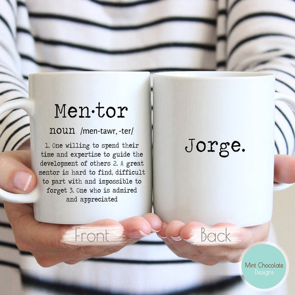Mentor - Gift for Professor, Custom Gift For Mentor, Custom Name Mentor Gift, Custom Gift For Teacher, Mentor Gift, Mentor Mug