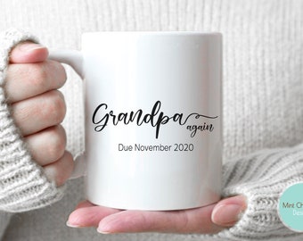 Grandpa Again #3 - Grandpa Again Gift, Grandpa Gift, New Grandpa Gift, Future Grandpa Mug, Baby Reveal Mug, New Grandpa Gift, New Grandpa