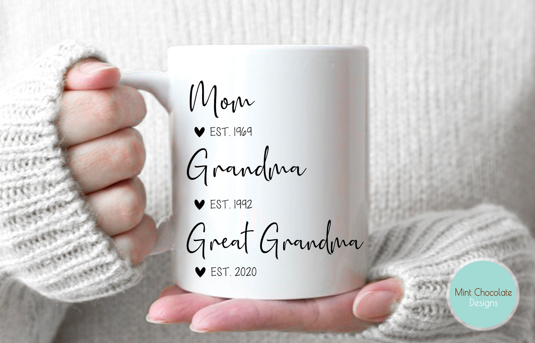 Mother/'s Day Gift for Grandma Pregnancy Announcement Blessed to be Mom Grandma Great Grandma Shirt Great Grandma Gift