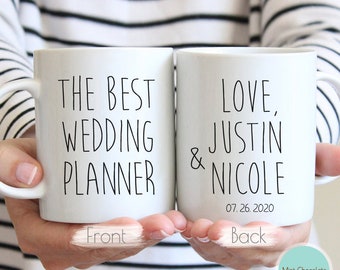 The Best Wedding Planner - Wedding Planner Gift, Wedding Planner Mug, Gift for Wedding Planner, Custom Wedding Coordinator Gift, Wedding Mug