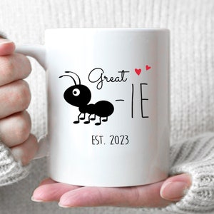 Great Auntie - Great Auntie, Pregnancy Announcement, Pregnancy Reveal, Great Aunt Gift, New Baby, Baby Reveal Gift, Custom New Auntie Mug