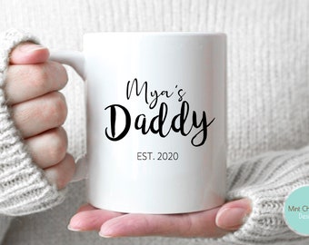 Papá #6 - Regalo de papá nuevo, regalo del día del padre, taza de café personalizada para papá, regalo para papá, regalo personalizado para papá, taza de papá personalizada, nombre personalizado