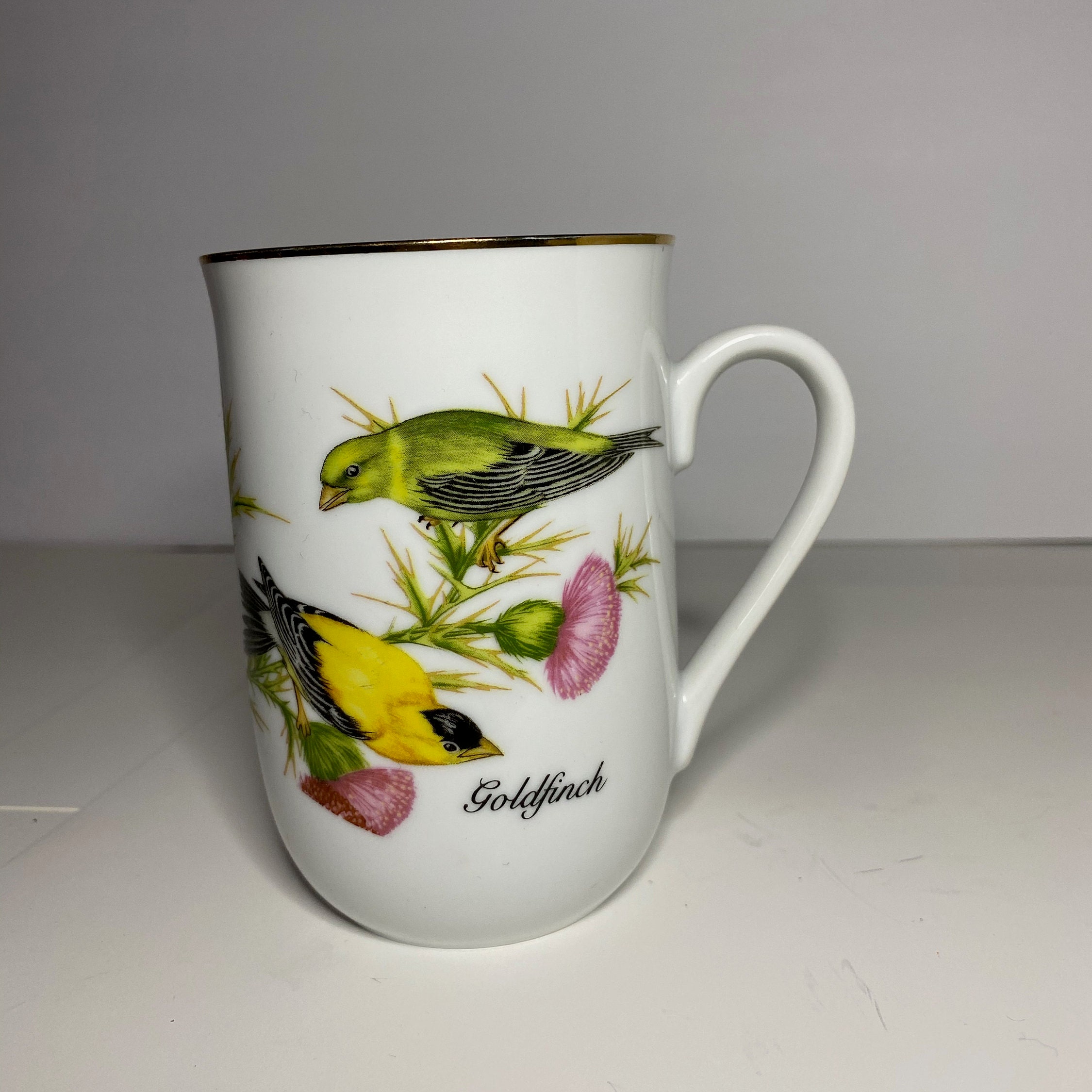 Goldfinch Coffee Cup Birds Tree Mug Cup John James Audubon | Etsy