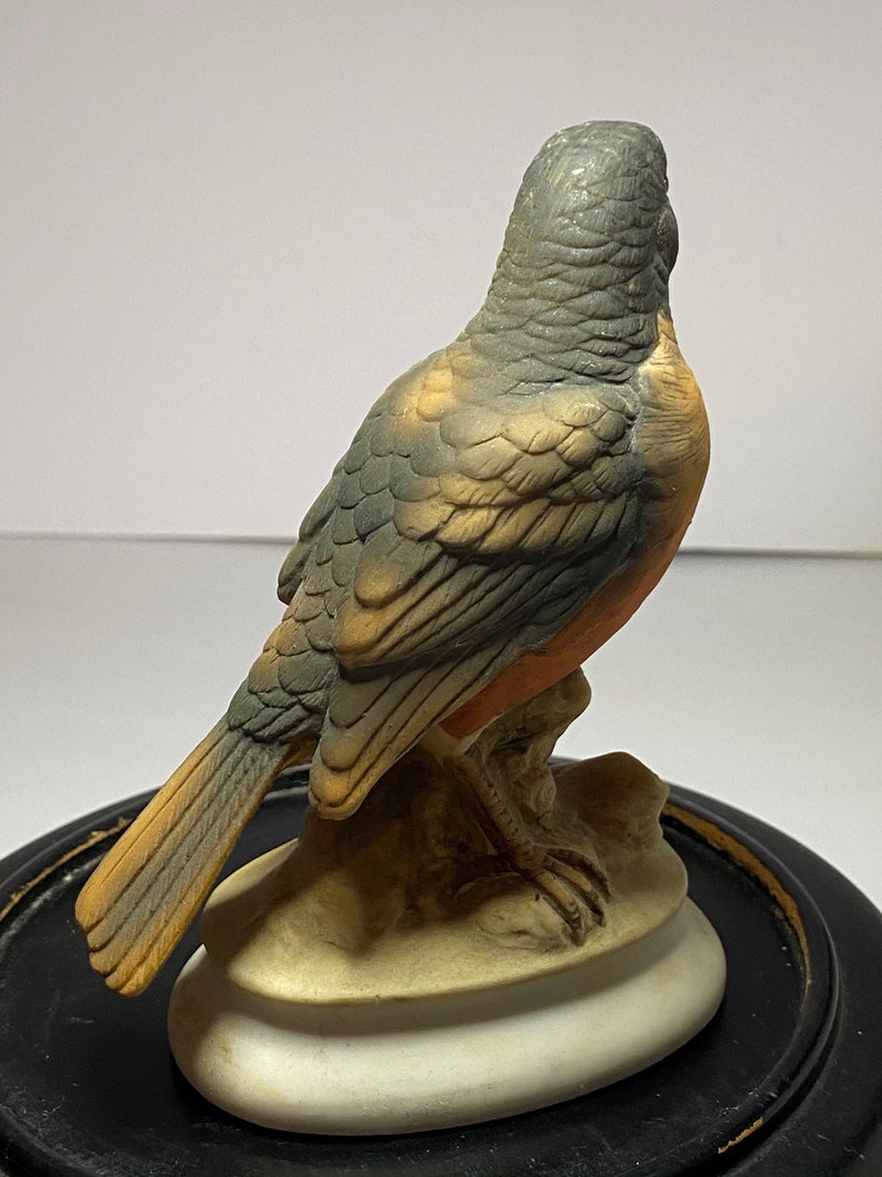 Lefton Robin Figurine Porcelain Bird Statue Hand Painted Etsy