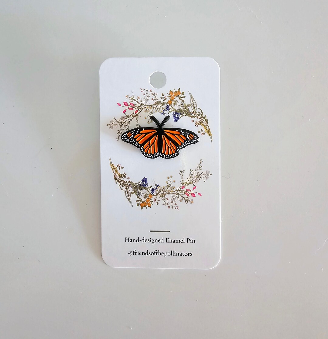 Monarch Butterfly Enamel Pin Butterfly Pin Butterfly Gift Nature Monarch Butterfly Enamel Pin Butterfly Pin Butterfly Gift Nature