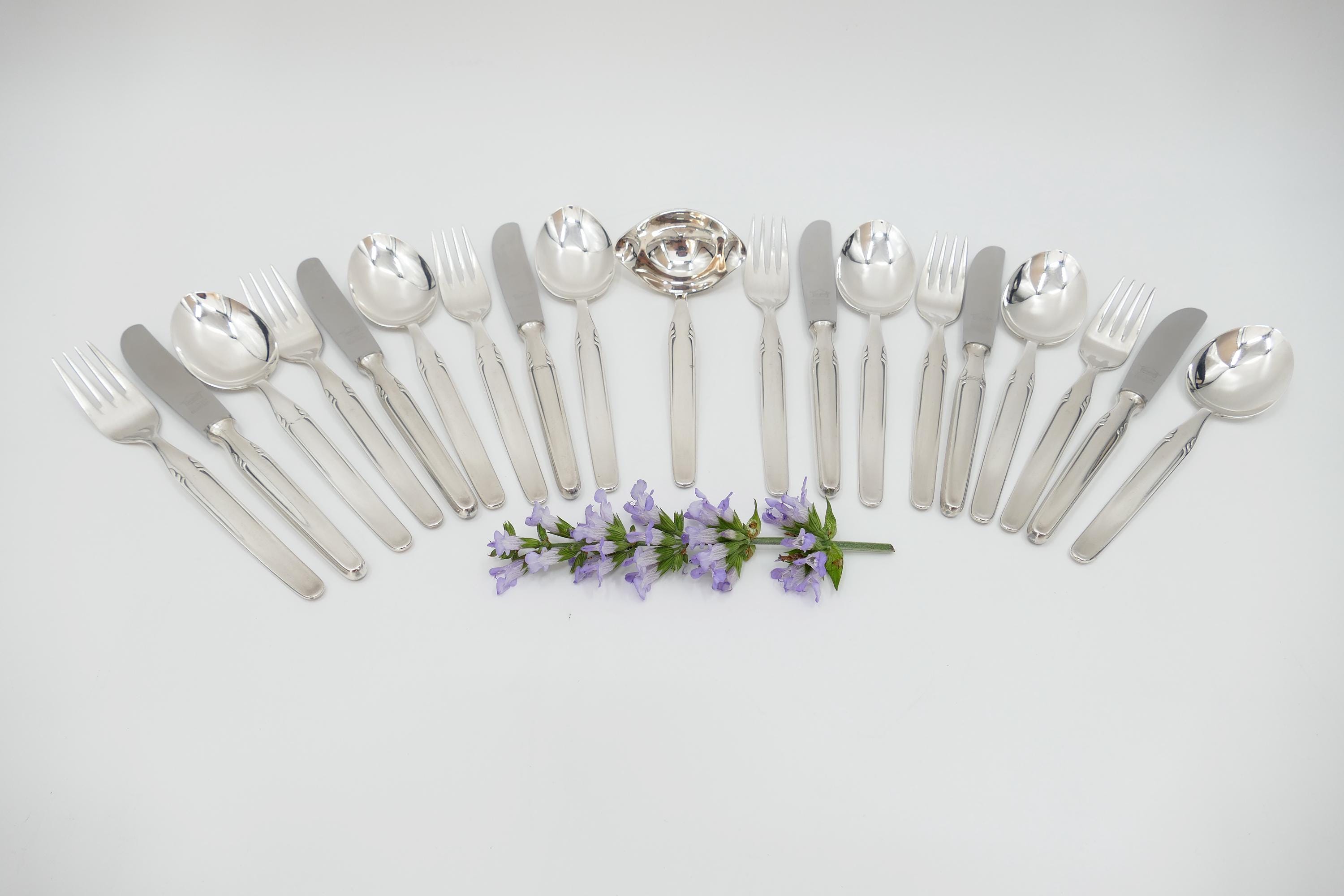 カトラリー　シルバー細工スプーン Silver plated cutlery set - Etsy 日本