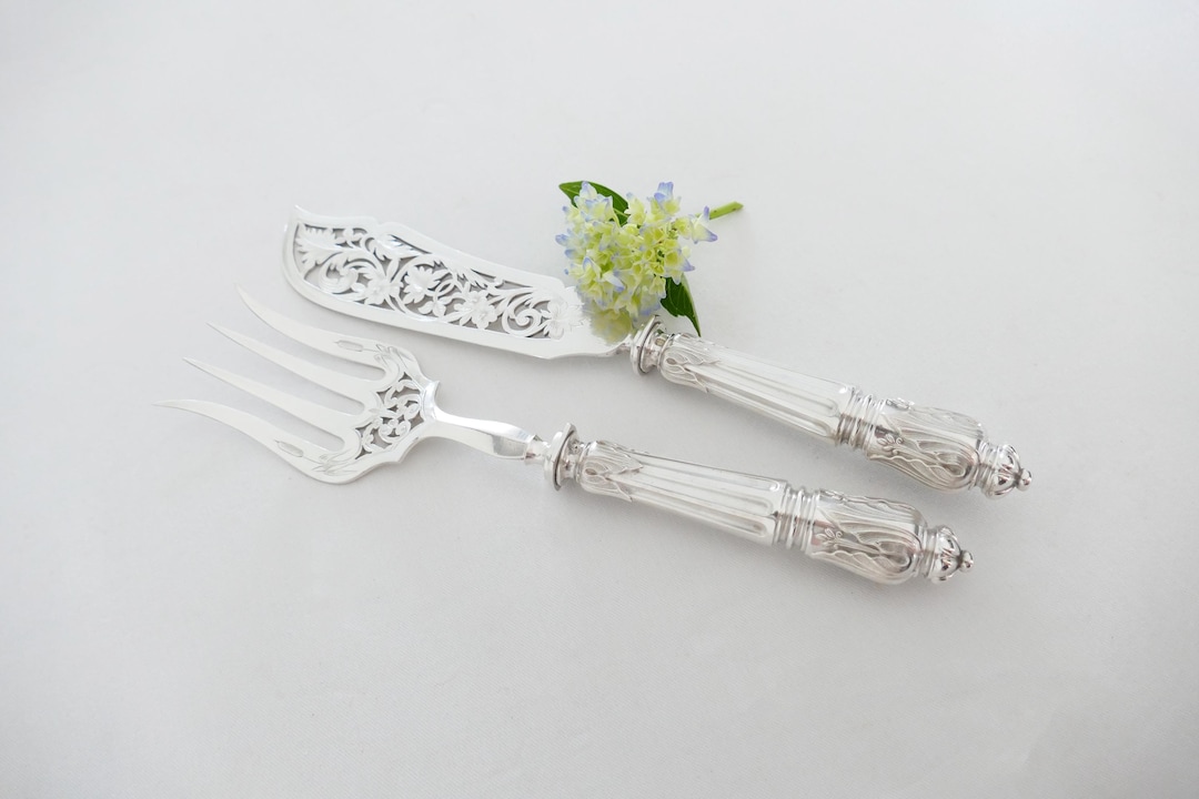 Puiforcat／Service à poisson／nacre Proantic: PUIFORCAT : Service à Poisson pour 8 Convives