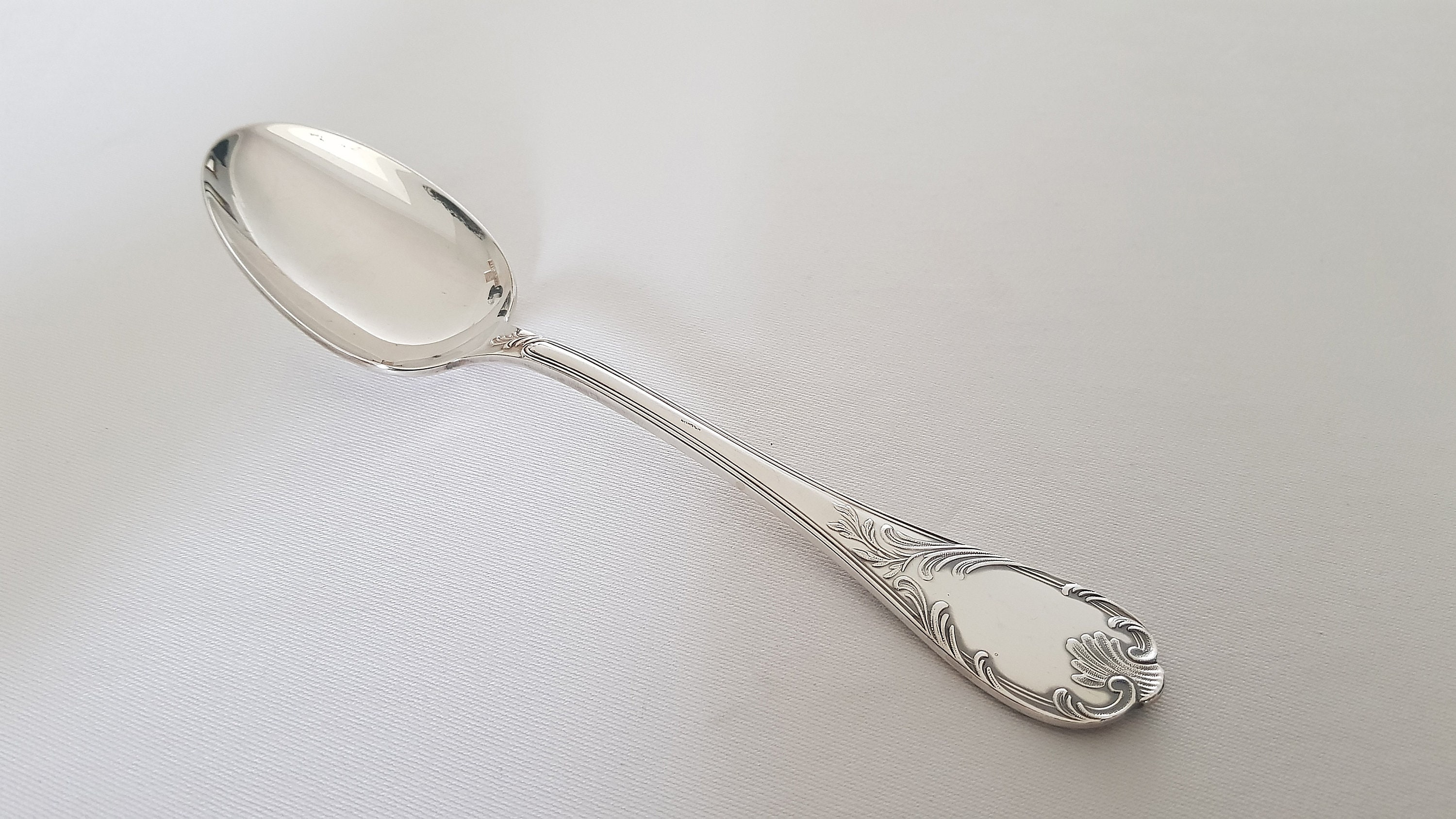 Christofle Silverplated breakfast spoon model Marly as Etsy
