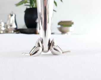 クリストフルの銀メッキメタルナプキンリング2個セット。アンドレ