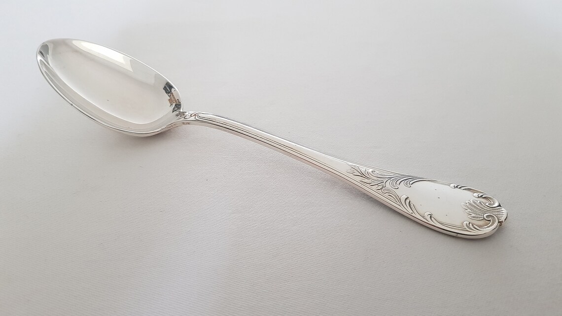 Christofle Silver Plated Dinner Spoon Model Marly as Etsy