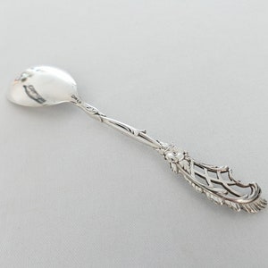 Silver Rococo Hors d&#39;oeuvre spoon - C.Tewes, Dortmund - .800 silver - Germany, c. 1900