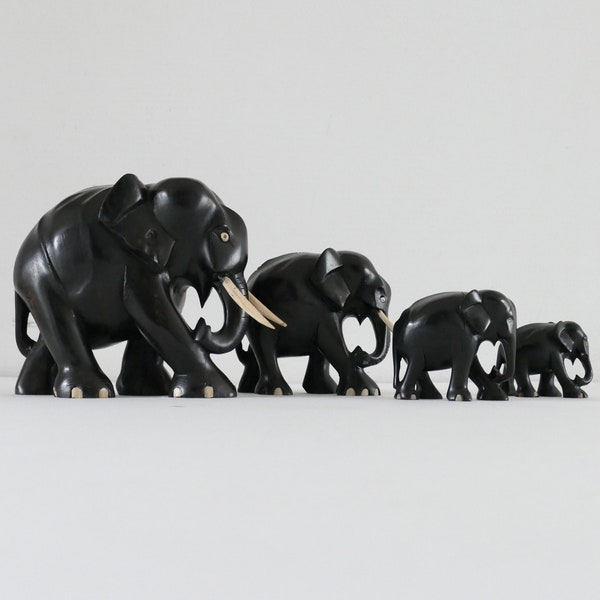 Herd of Ebony Elephants