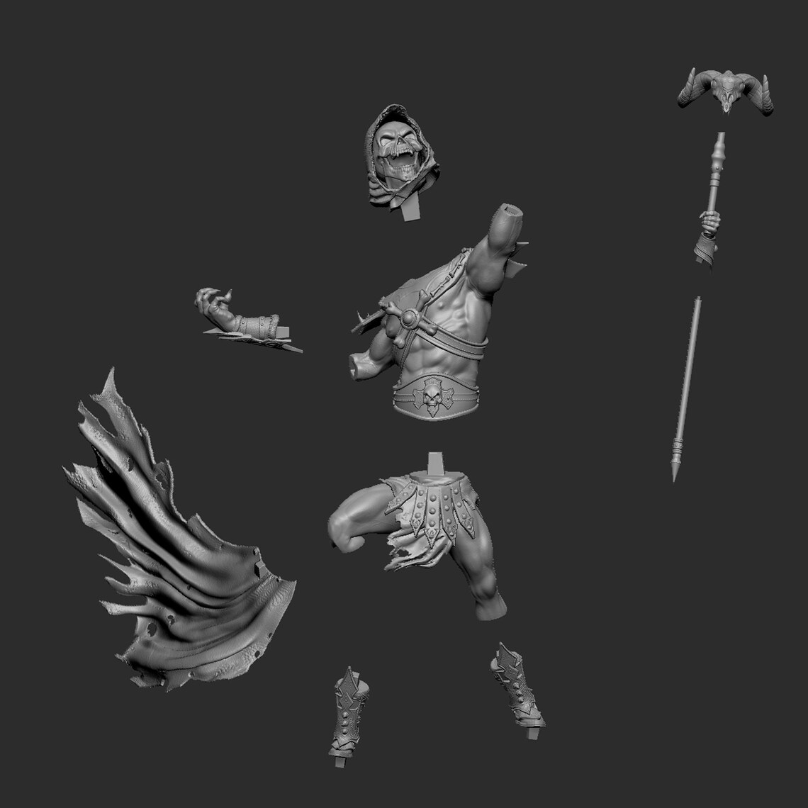 skeletor 3d