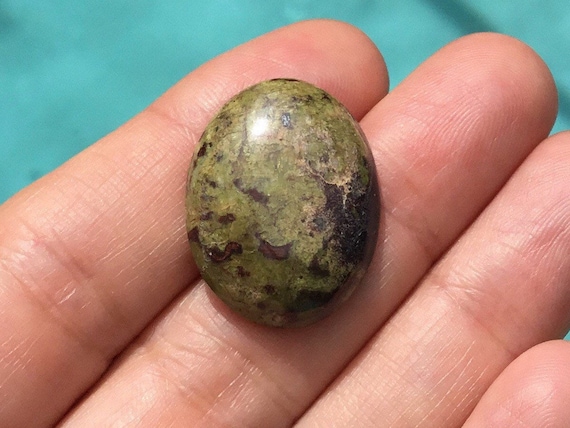 Russian Serpentine Jasper Oval Cabochon Gemstone for Jewelry Designers - Ring, Pendant, Necklace or Bracelet