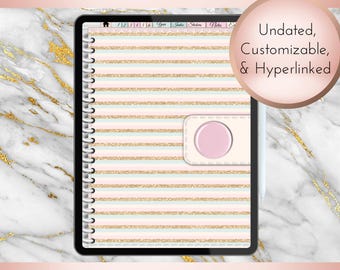 Macaron DIY Digital Portrait Planner | PDF | Hyperlinked | DIY | Undated | Instant Download