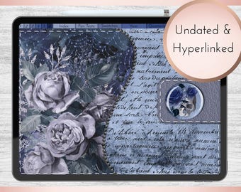 Grim & Glam Ringless Digital Landscape Planner | PDF | Hyperlinked | Undated | Instant Download