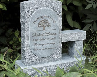 Personalized Pet Memorial Stone, Cat Grave Marker, Sympathy Gift