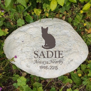 Pet Memorial Stone Engraved Pet Keepsake Gift Pet Sympathy - Etsy