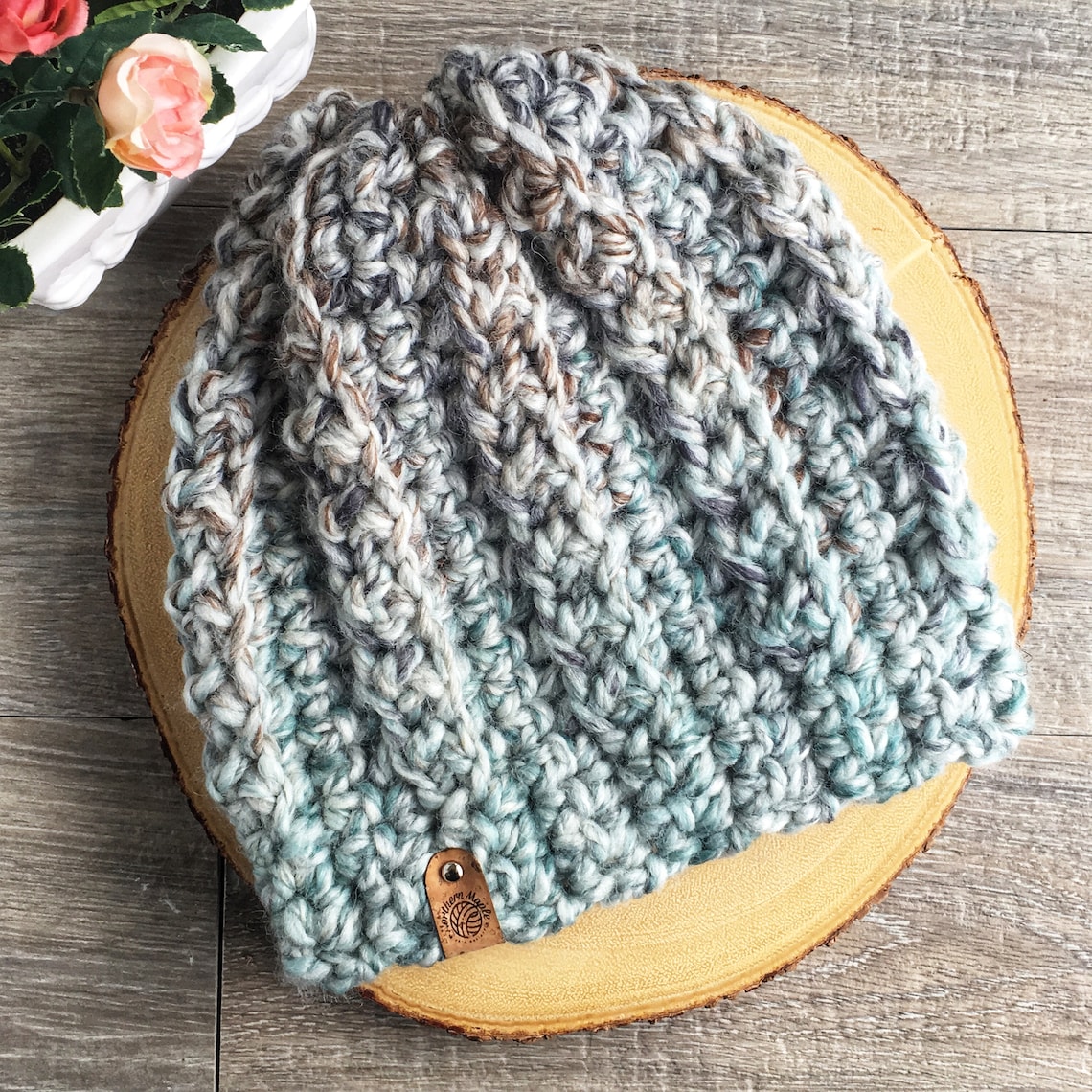 Bulky Yarn Crochet Beanie Pattern, A Better Tomorrow Beanie, Crochet