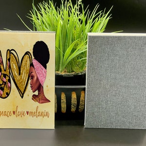 Love Peace & Melanin - 112 Page Personal Journal