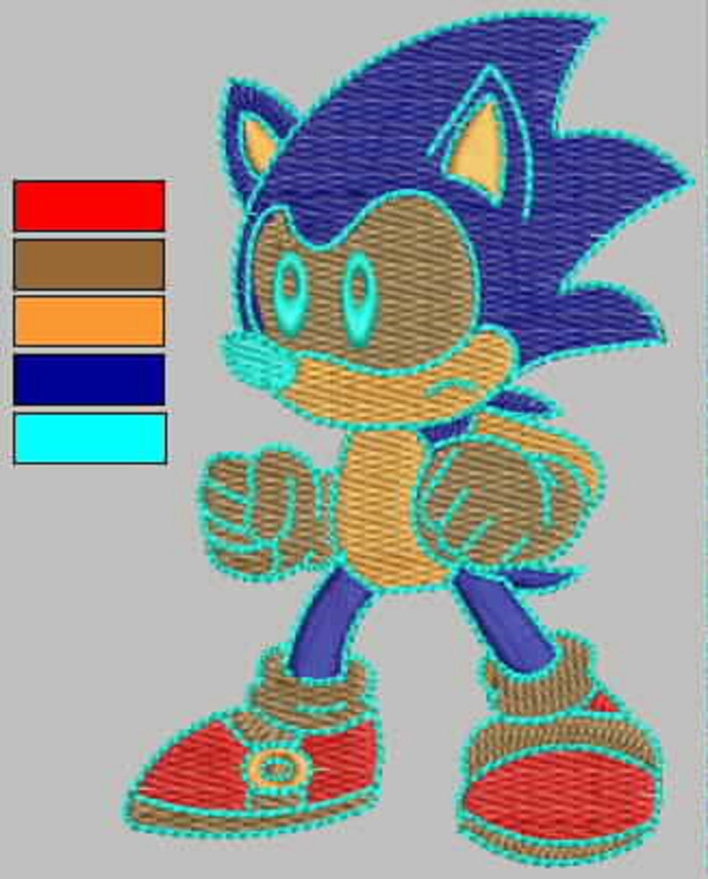 Sonic jessecmault designs machine jessecmault design instant  etsy