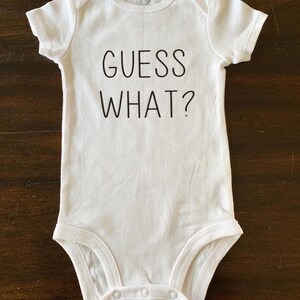 Guess What? Chicken Butt onesie