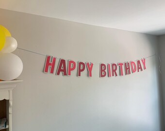 HAPPY BIRTHDAY banner
