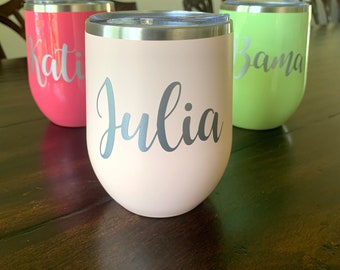 Personalized Wine Tumblers