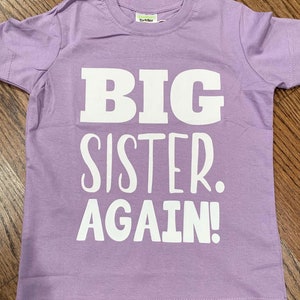 Big Sister (or brother) AGAIN! shirt