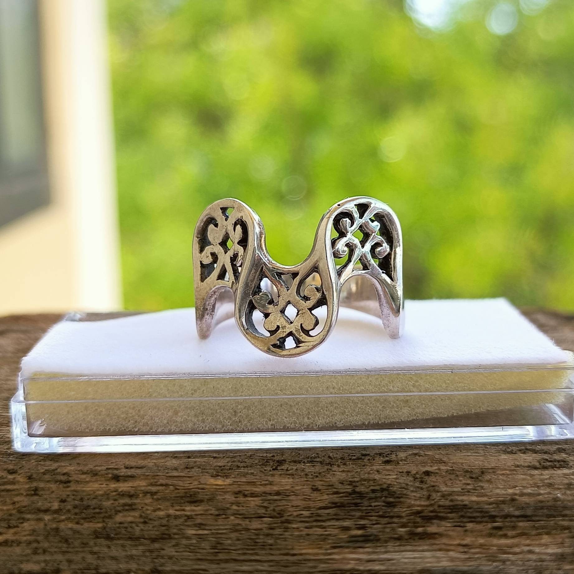 Silver Zig Zag Ring, Size 10 - Etsy