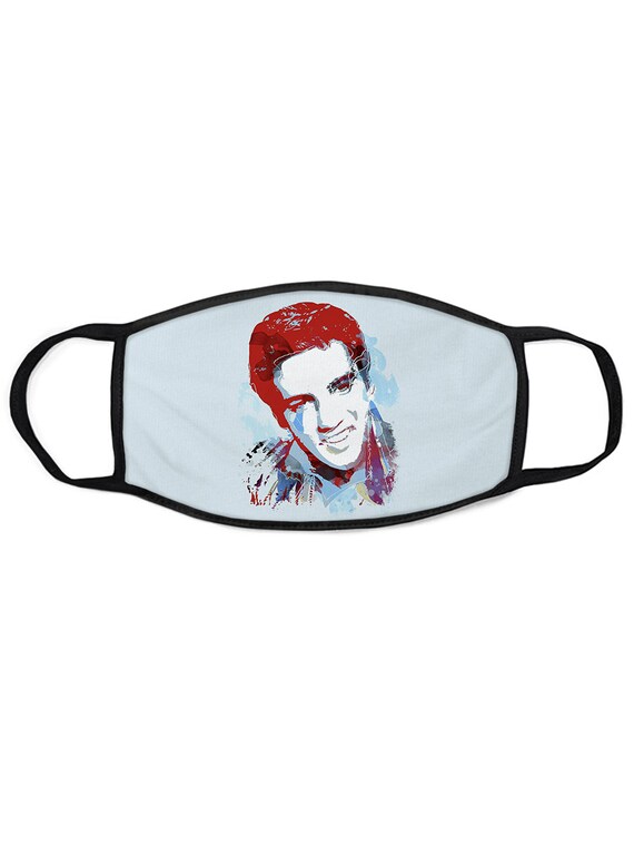 Elvis Presley Face Mask Reusable Washable 100 Cotton Etsy
