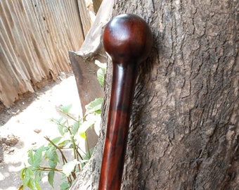 Original 1920 Style African Rosewood Ironwood Mahogany Walking Hiking Stick Ambidextrous Cane Africa Art 1Piece Hardwood 28-78INCH Unisex
