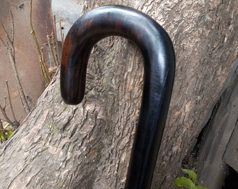 Original 1920 Style Africa Ironwood Walking Stick Cane Handmade Kenya Africa Solid 1PC Natural Mahogany or Rosewood Unisex Classic Pick Size