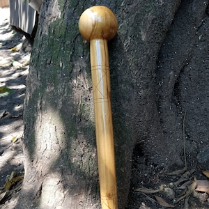 Original Bush Style African Mahogany Rosewood Cool Walking Hiking Stick Round Cane Africa Art 1Piece Hardwood 29-78INCH Unisex Mom Dad Gift