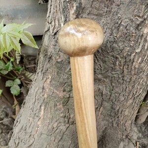 Bluegum Knob Round Original 1920 Style U PIK WOOD & Length Walking Hiking Stick Cane Art Hardwood 28-78IN Unisex Ambidextrous Mom Dad