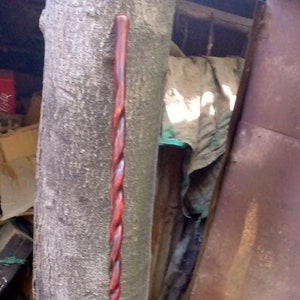 Twisted Natural Rosewood Original Elegant Walking Hiking Stick Cane Blackwood Palm Spiral Mahogany Art Slim Africa U PIK WOOD Hardwood Gift