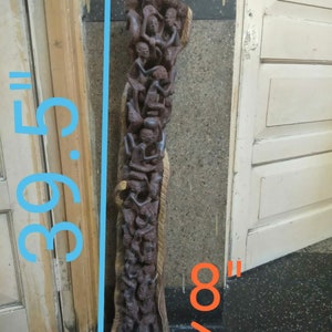 Original Makonde Family Tribal Statue Hand-Carved 1PC Blackwood Sculpture Tanzania Africa Modern Art Floor Shelf Deco Group People Community
