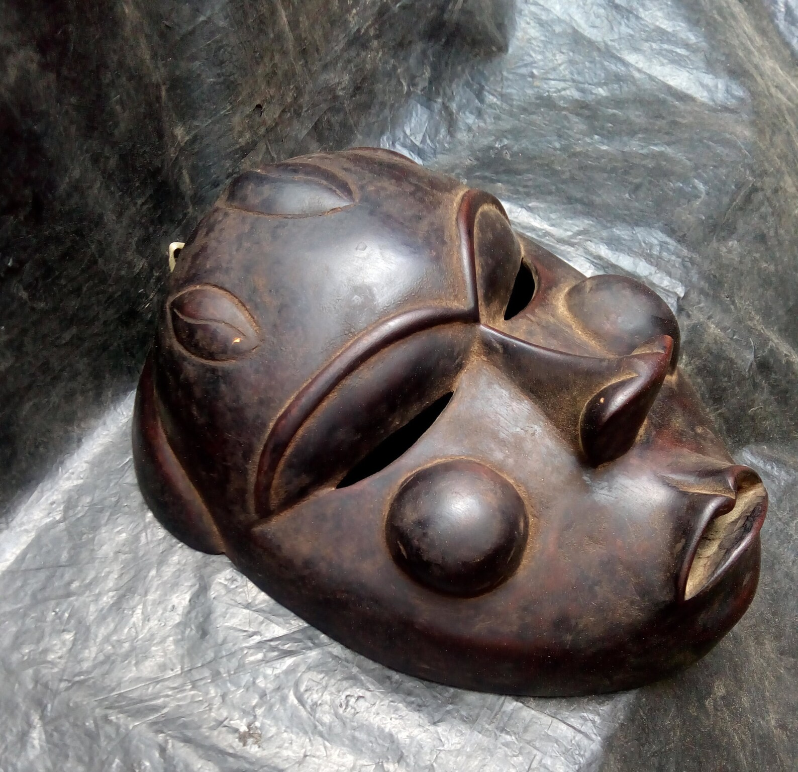 Boa Mask Boa Tribe Mask DRC Africa Primitive Wood Carving Congolese Art Africa ...
