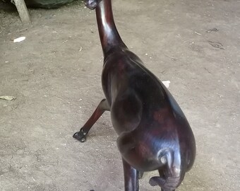 Blackwood Antelope Gazelle Original Kamba Home Table Art