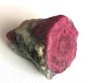 Genuine Ruby Corundum Crystal From India - 850 Grams - 3.5