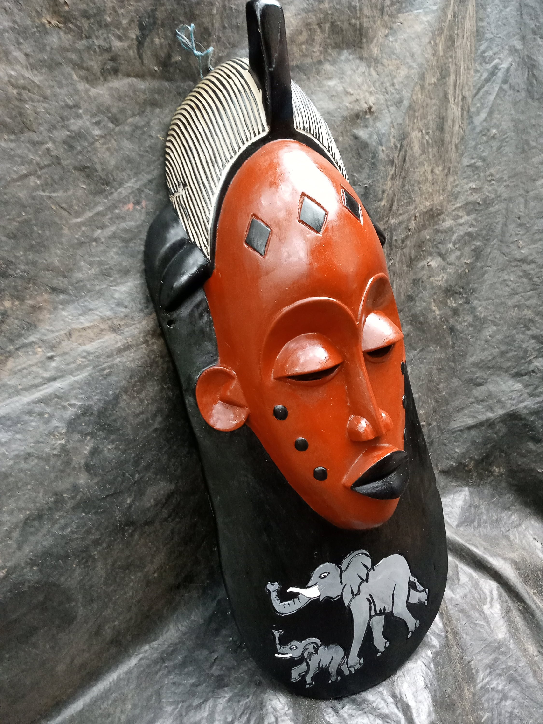 konsulent lodret Ekstrem Nubian Tribe Mask Africa Sudan Original Wood Art Vintage - Etsy